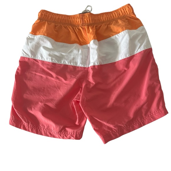 Nautica Men's Swim Trunks - Orange, White, and Pink - Picture 3 of 6